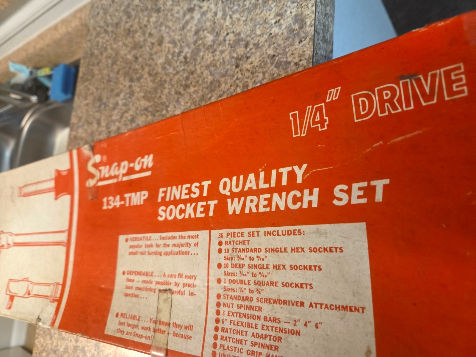 Vintage SnapOn Complete Set W/Box Never Used SnapOn 134 TEMP
