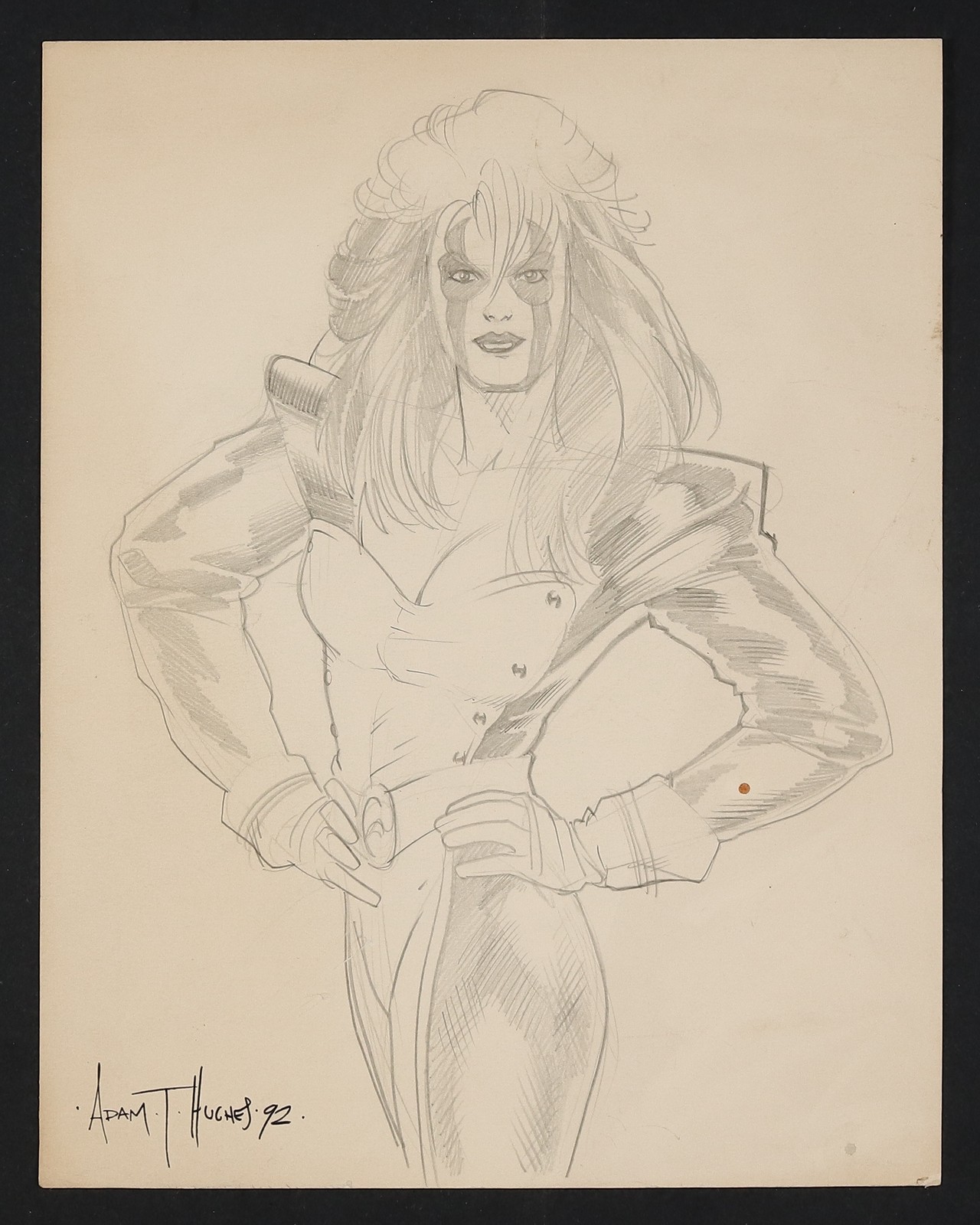 Female Character Sketch by Adam Hughes
