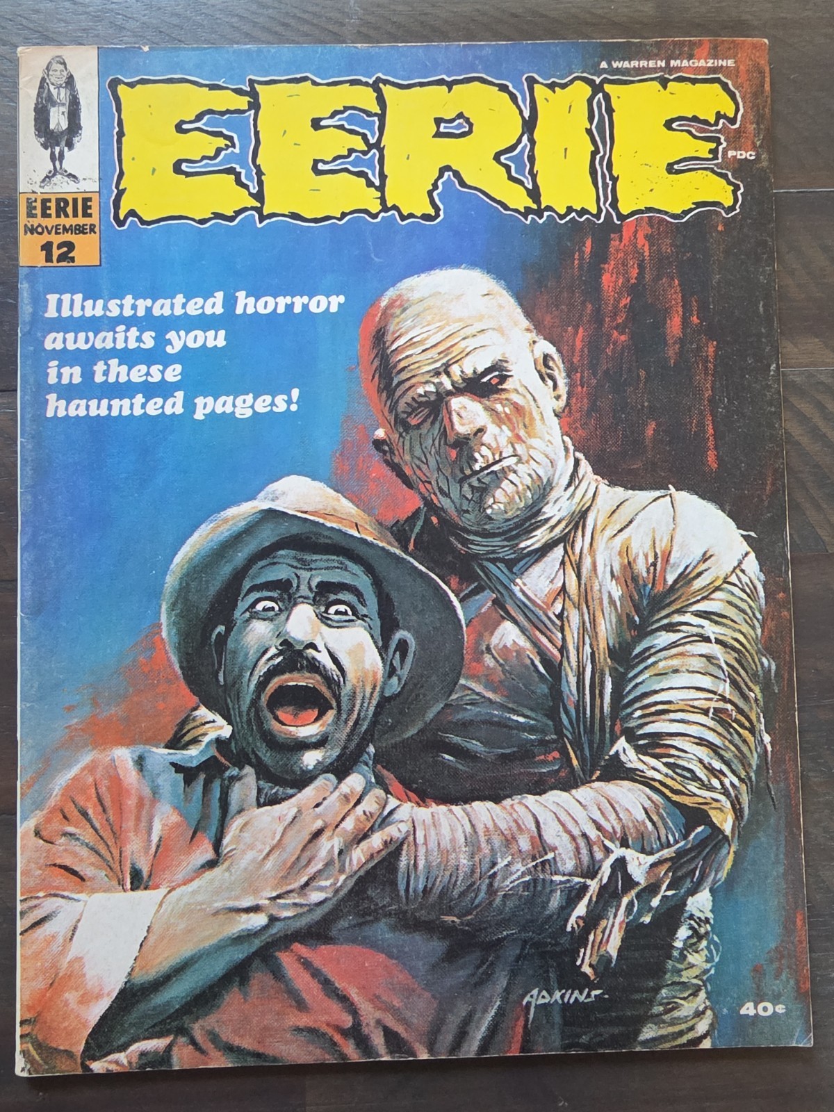 EERIE #12   HORROR MAGAZINE WARREN PUBLISHING 1967