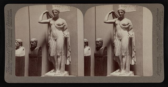 Photo:[Sculpture of a woman, Italy]