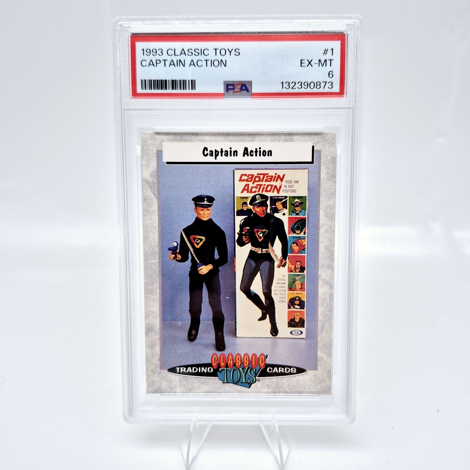 1993 Classic Toys #1 1966 Ideal Captain Action Figure PSA 6