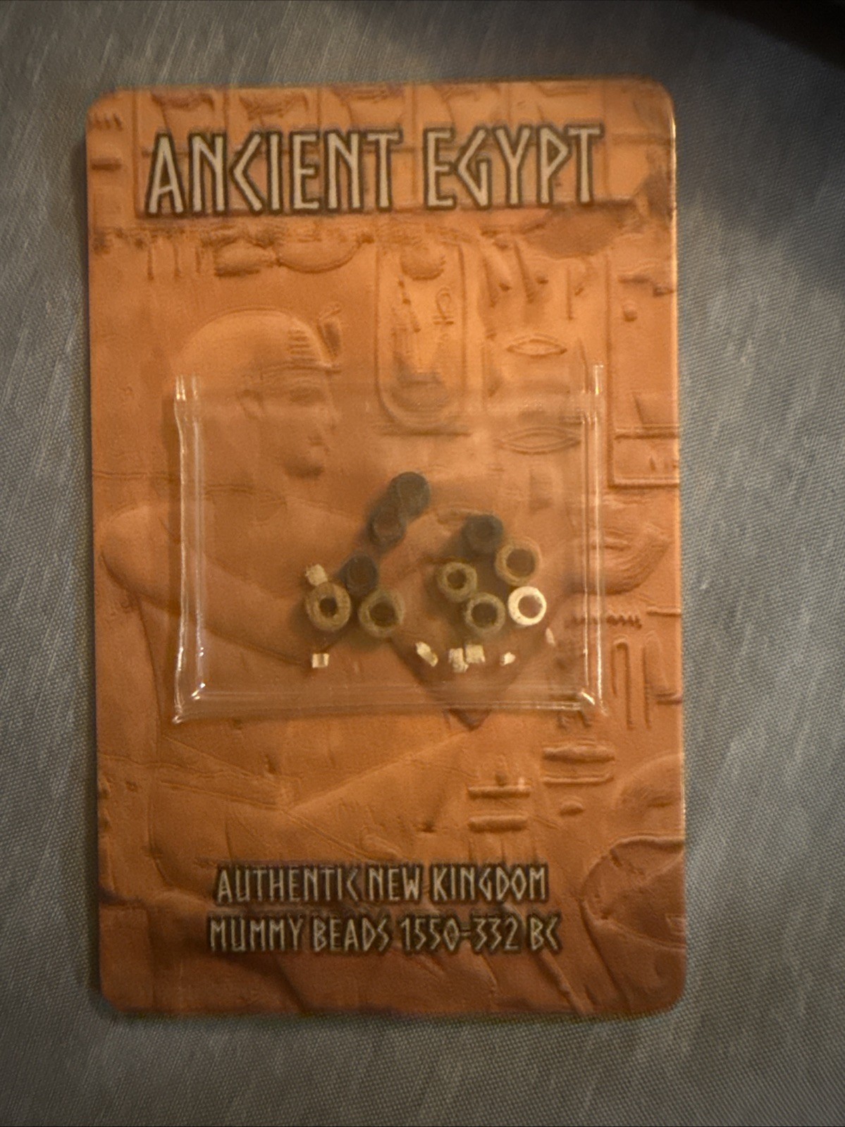 Ancient Egypt Authentic New Kingdom Mummy Beads 1550 To 532 Bc