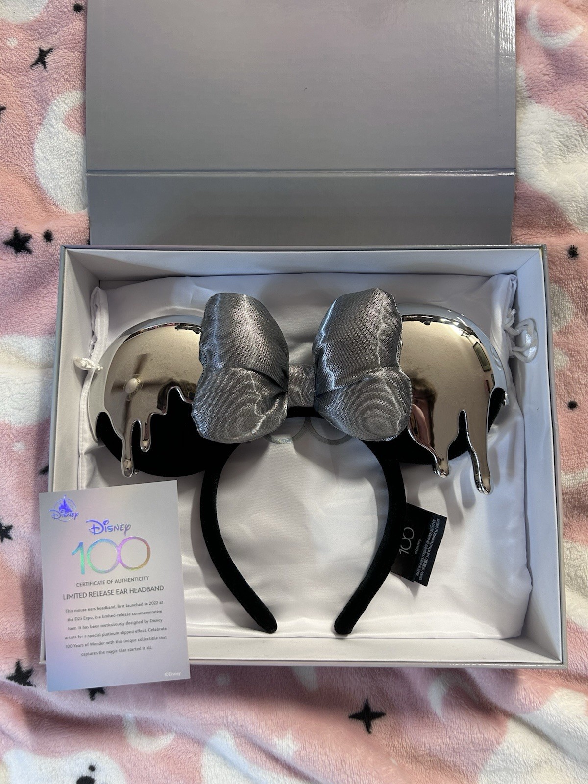 Disney 100 D23 Minnie Ears LE Only Ever Been Displayed