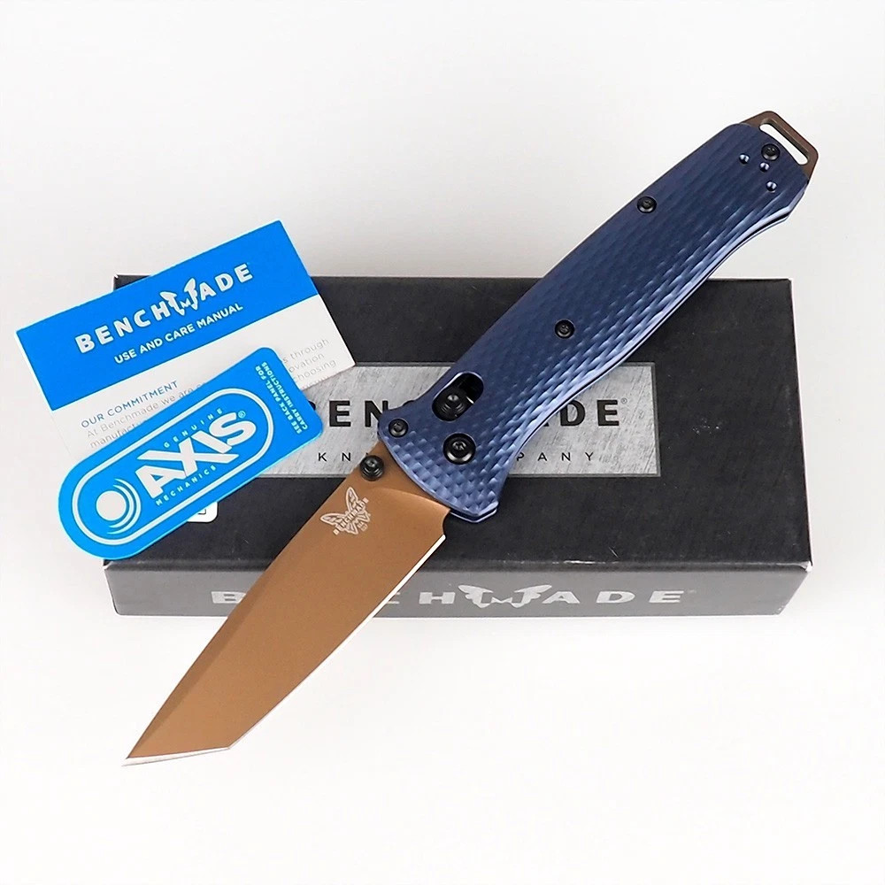 Benchmade 537FE-02 Bailout Crater Blue CPM-M4 Aluminum Folding Knife