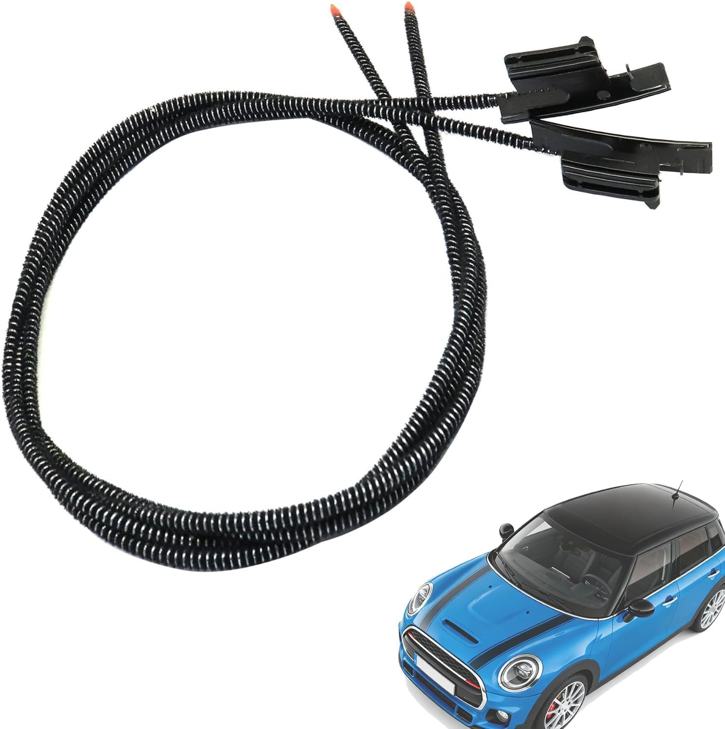 2PCS Sunroof Glass Cables Compatible with Mini Cooper F55 F56 F60 2017 2018 2019
