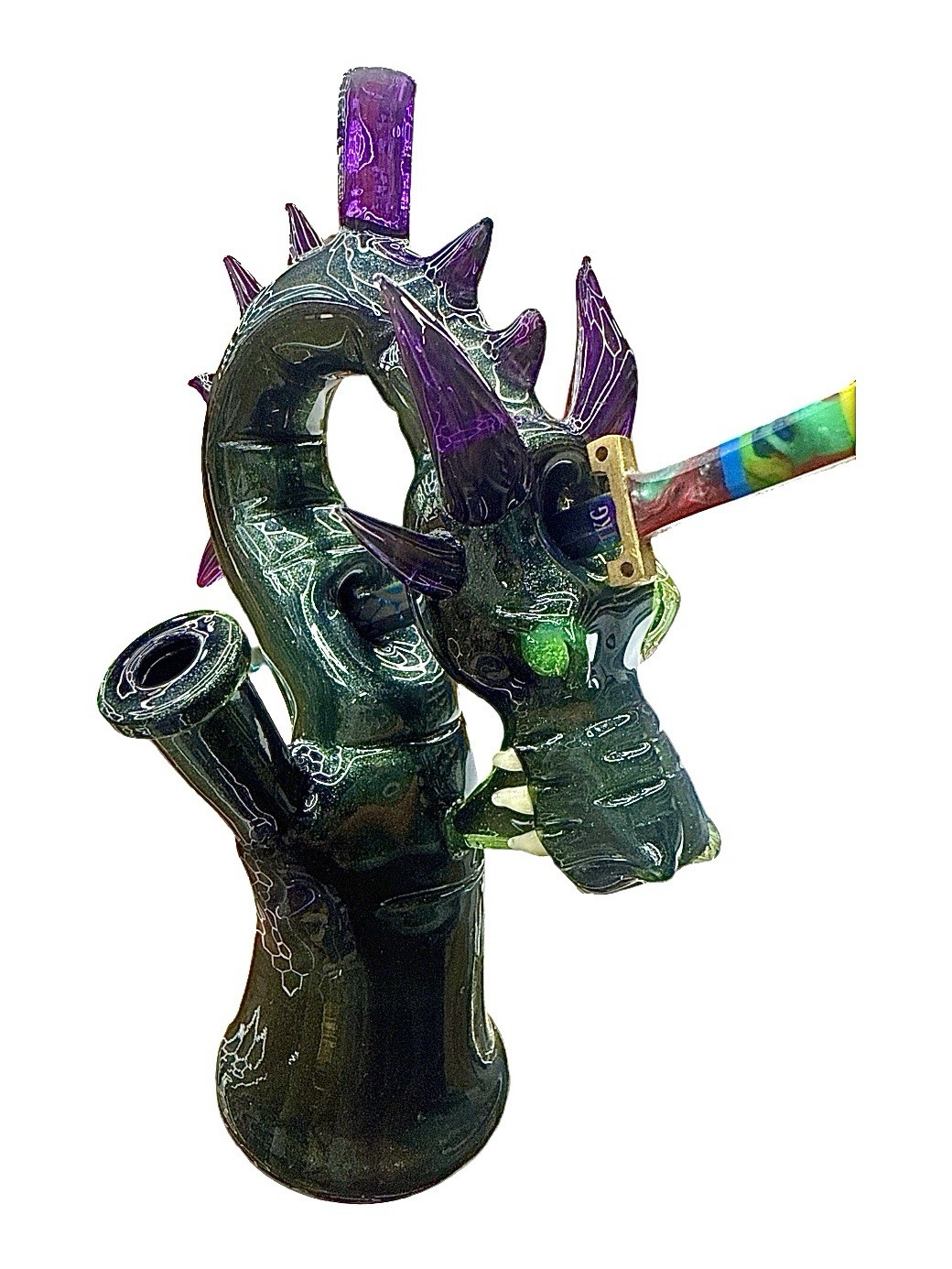 Tony Kazy Dragon Full Dicro Heady  water pipe 