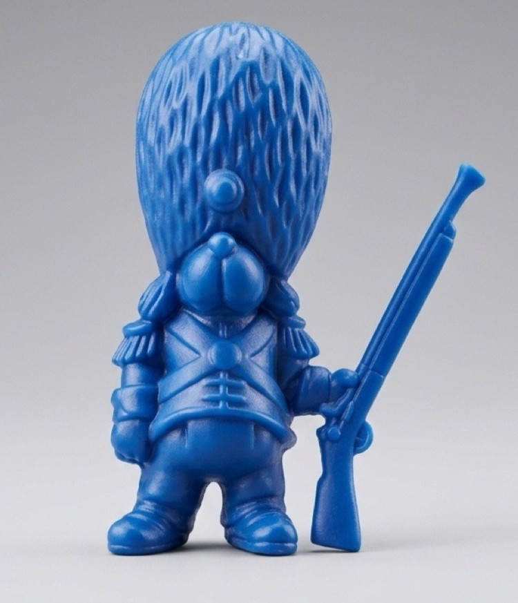 Vintage 1971 Kelloggs Mad Dog Cereal Premium Blue George Grenadier Figure