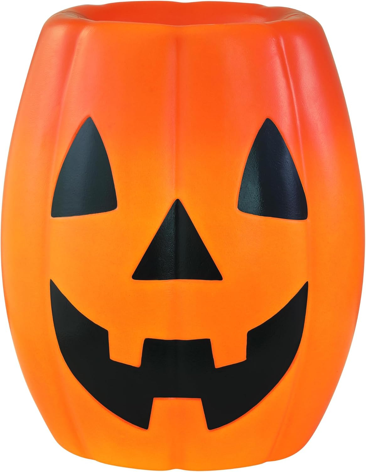 Mr. Halloween 18 in Jack-O-Lantern Candy Bowl with LED Lights, Blow Mold Trick o