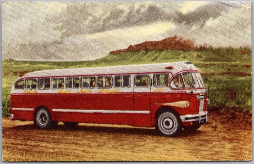 Vintage 1953 SOUTH AFRICAN RAILWAYS Adv. Postcard 