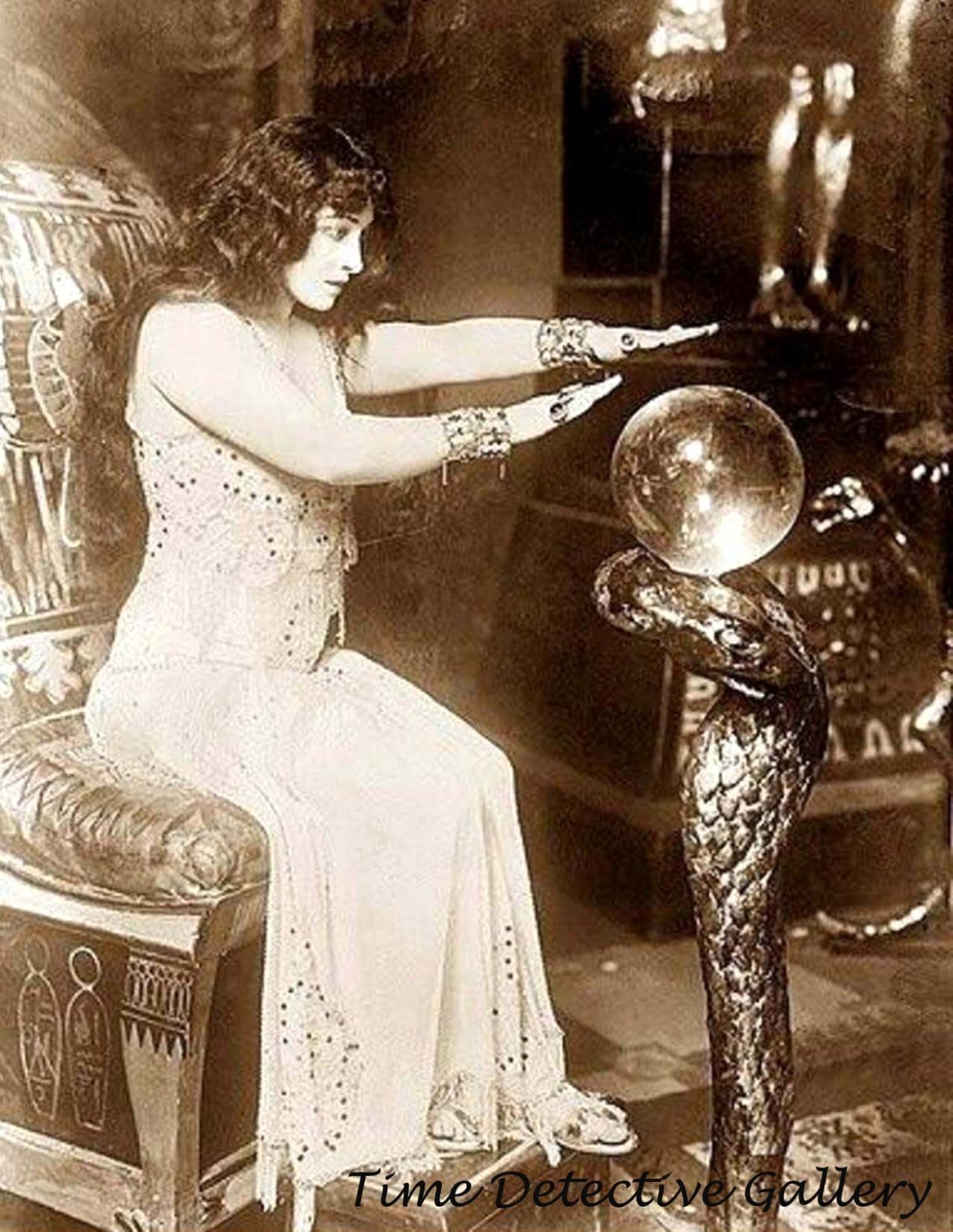 A Parlor Fortune Teller - Historic Photo Print