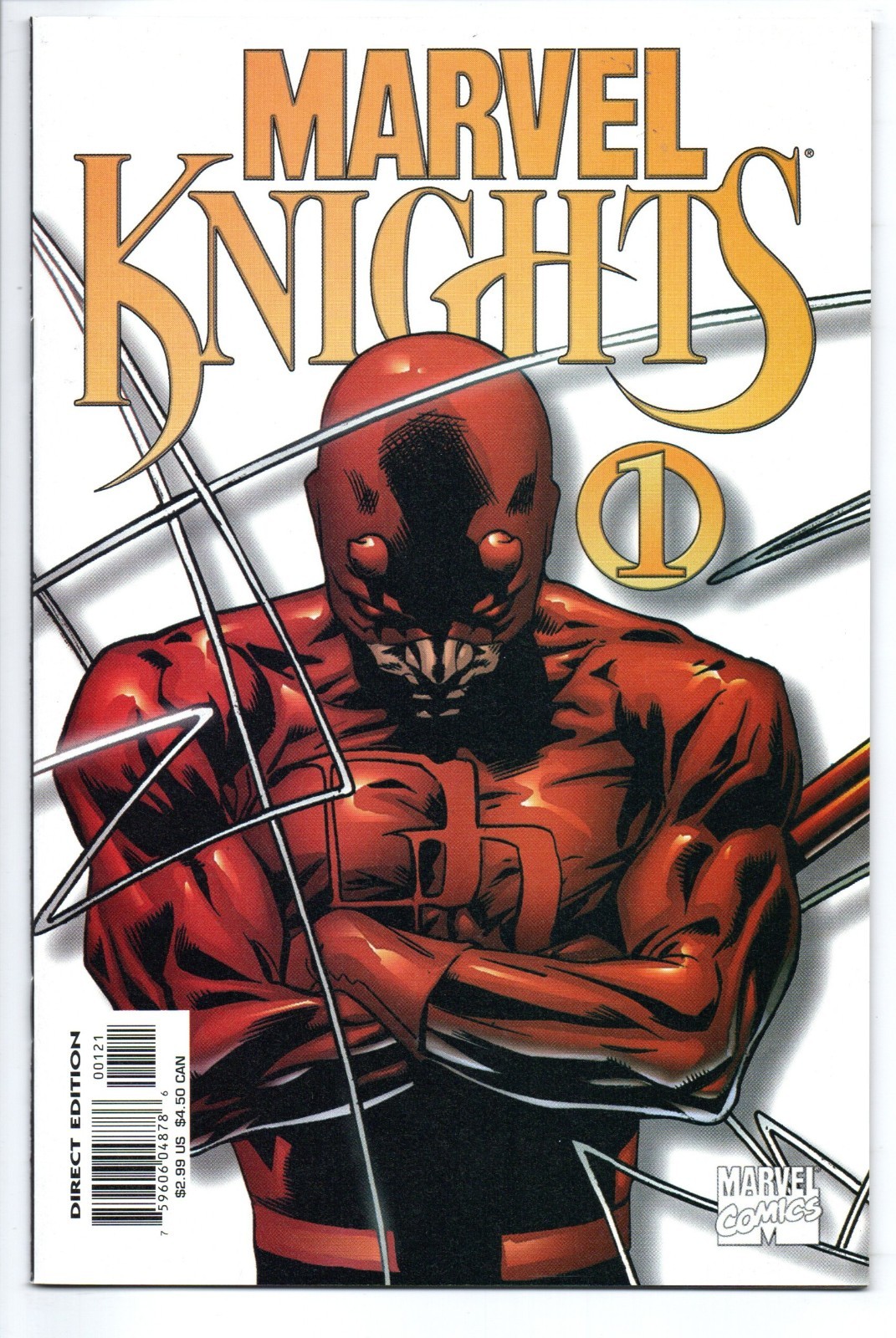 Marvel Knights #1 Joe Quesada Daredevil Variant NM Marvel 2000