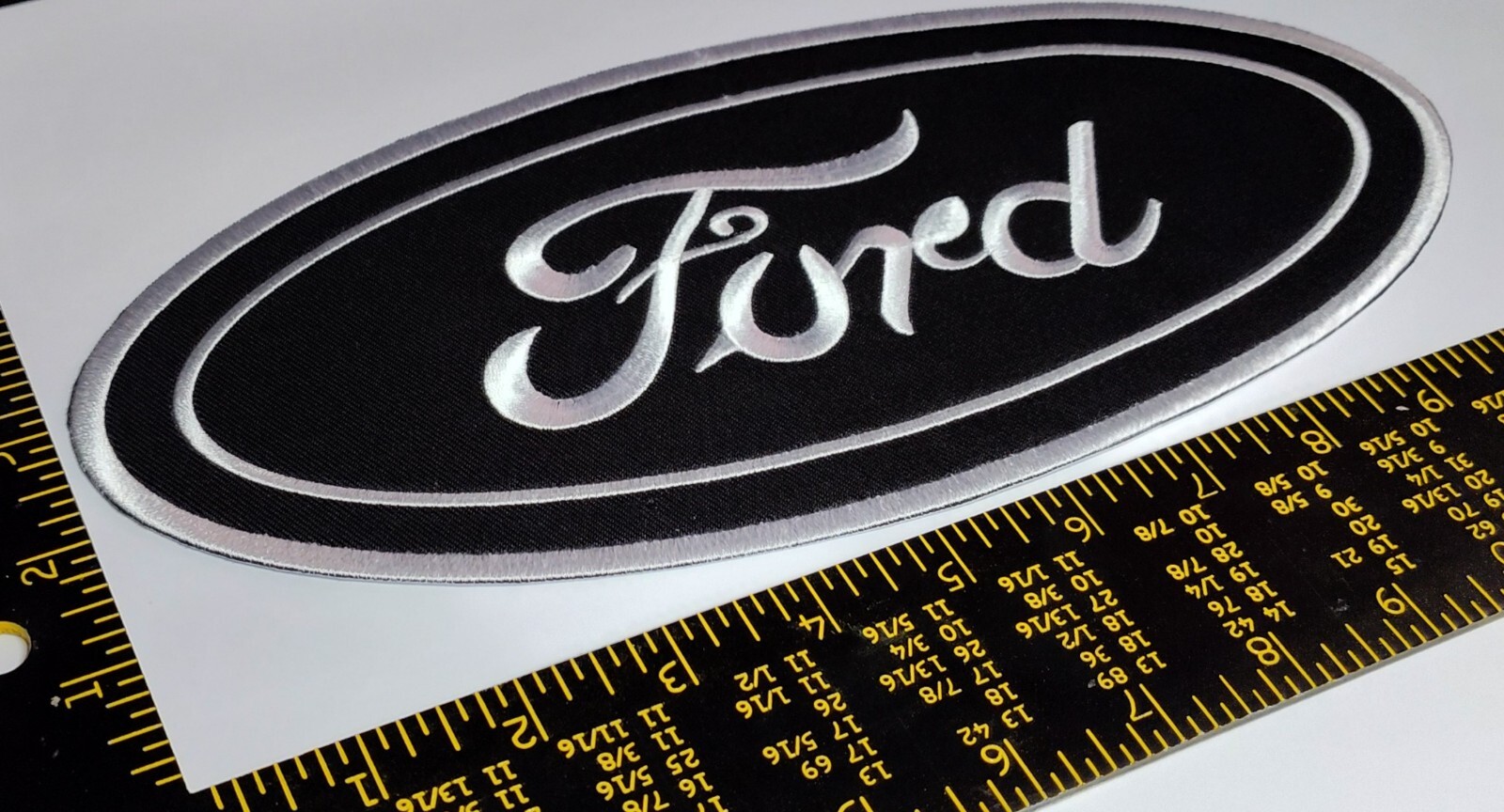 Large Ford  Classic Iron Sew Embroidered Patch high Quality Est 11