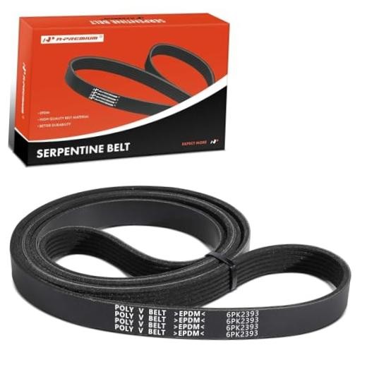 Serpentine Belt 6-Rib 94.19 In | Compatible with Chevrolet Camaro & Mercedes