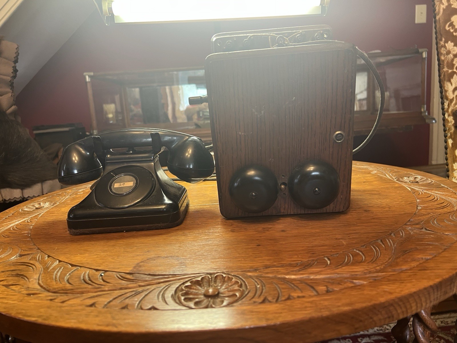 Kellogg Switchboard Ringer and Bakelite Handset (Circa 1920s)