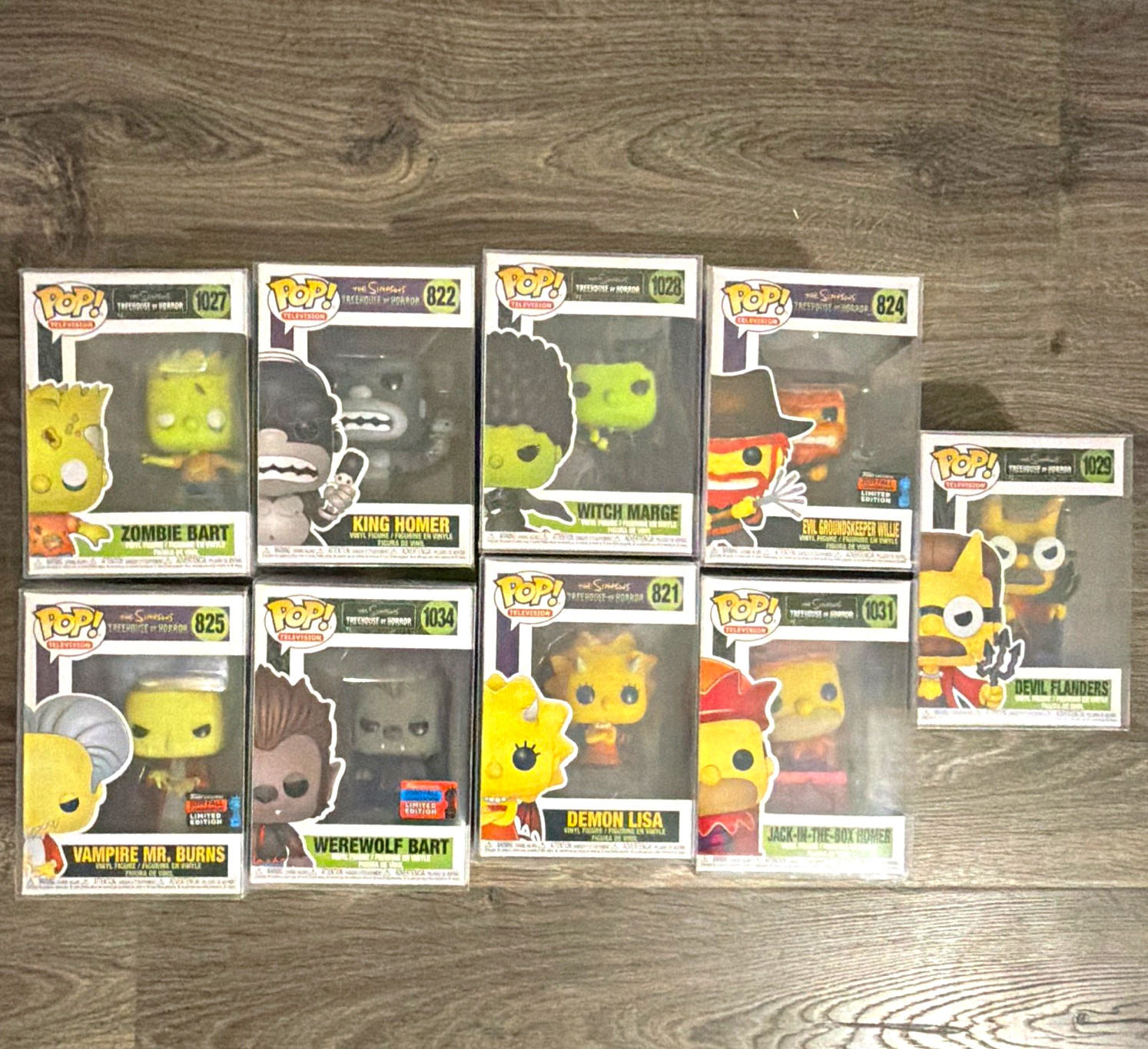 Funko POP The Simpsons Treehouse of Horror Vinyl Mixed Lot 9 Figures 822-1029
