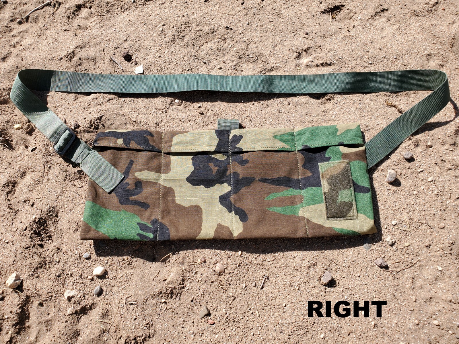 4 Magazine Bandoleer. M81 Woodland. Right Patch
