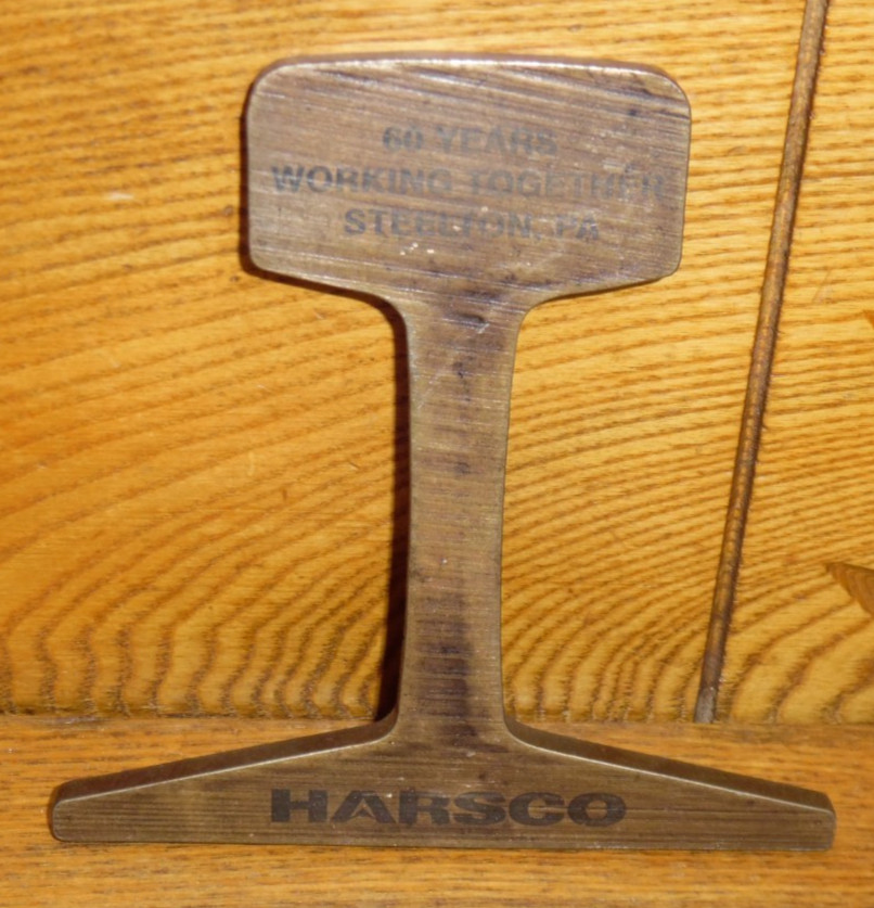 Harsco Steel Steelton PA Commemorative 60 Years Working Together Paperweight
