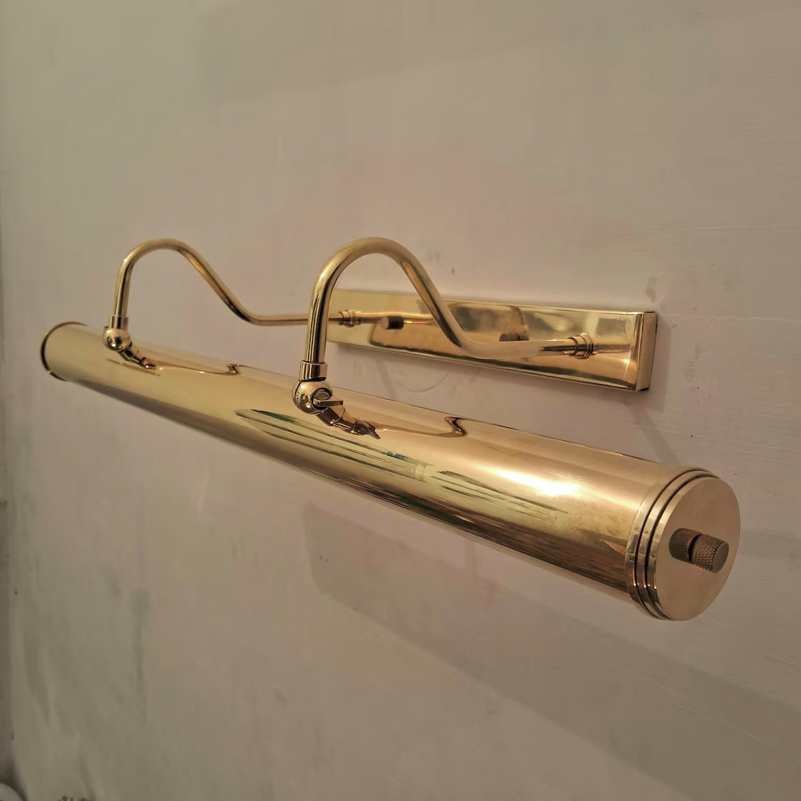 Vintage Mid Century Wall Lamp Handmade Nautical Use Galleries, Offices, Studios.