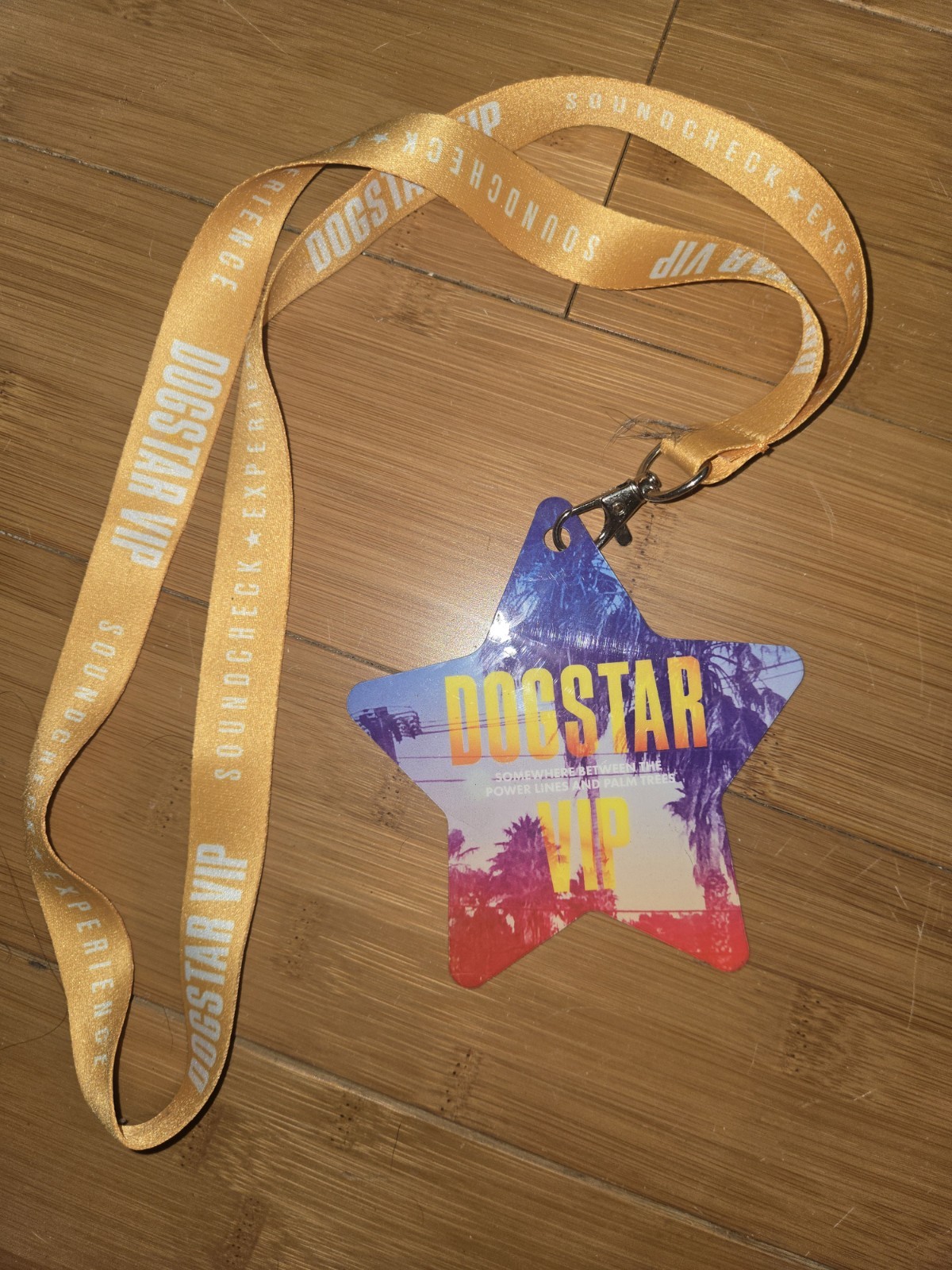 Dogstar Between The Power Lines Signed VIP Soundcheck Lanyard Keanu Reeves