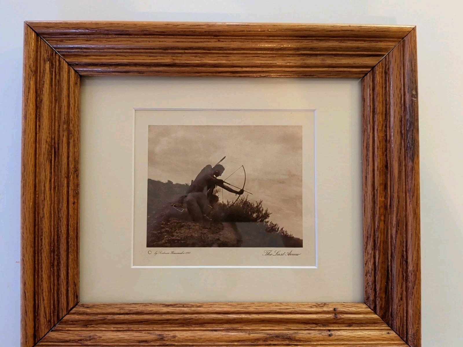 The Last Arrow Rodman Wanamaker 1913 Photogravure Framed Print Vintage Antique