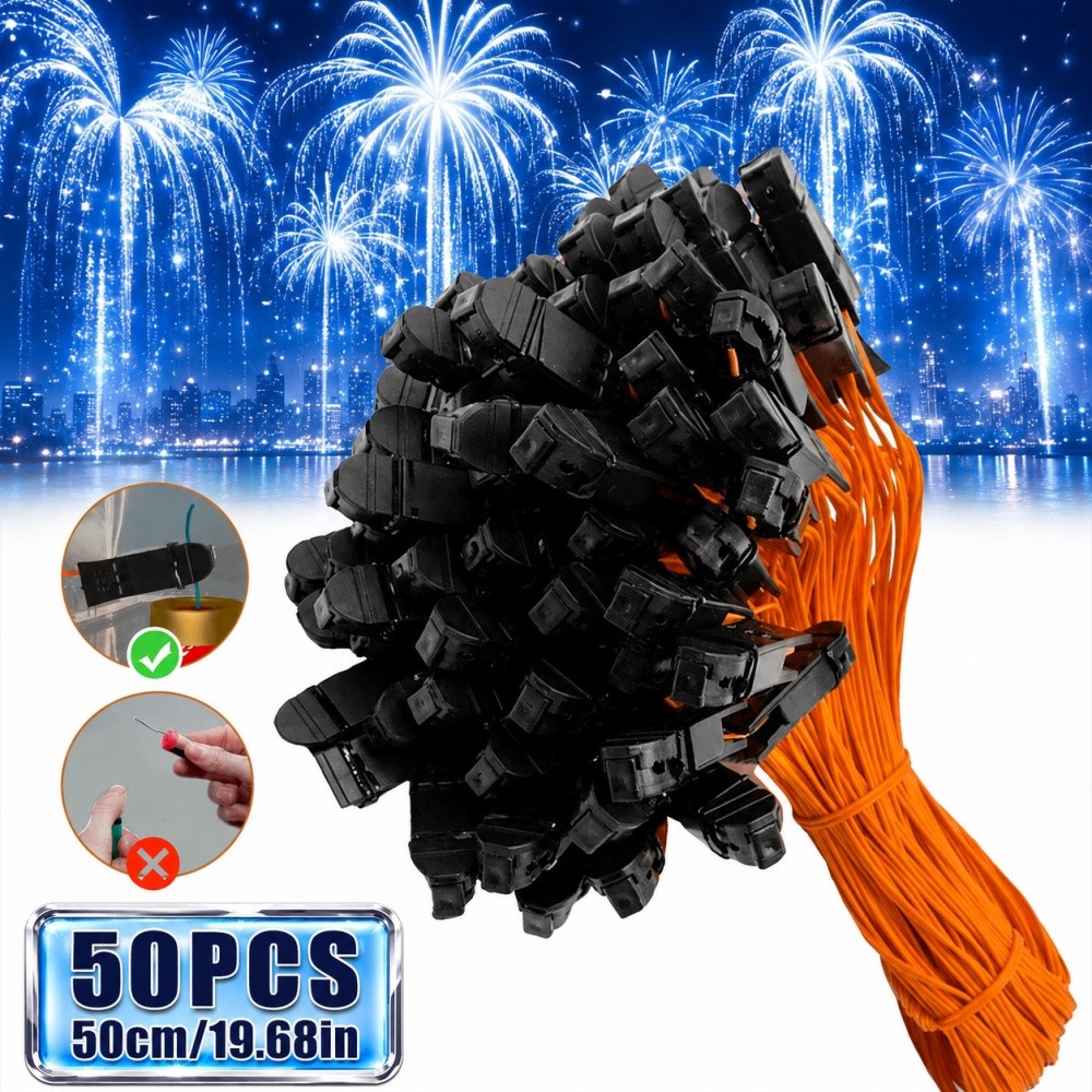 50Pcs/lot 19.68in Electric Connecting Wire Clip On Talon for System Remote Stage