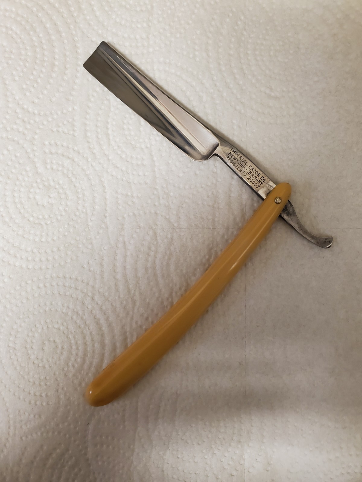 Antique Straight Razor Imperial Razor Co. New York-Germany Shave Ready