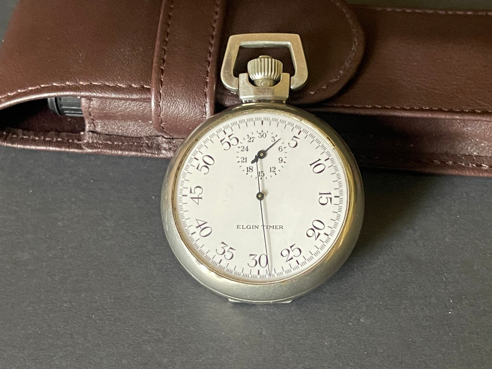 Elgin Stopwatch WW2 Era, Gold Filled Movement