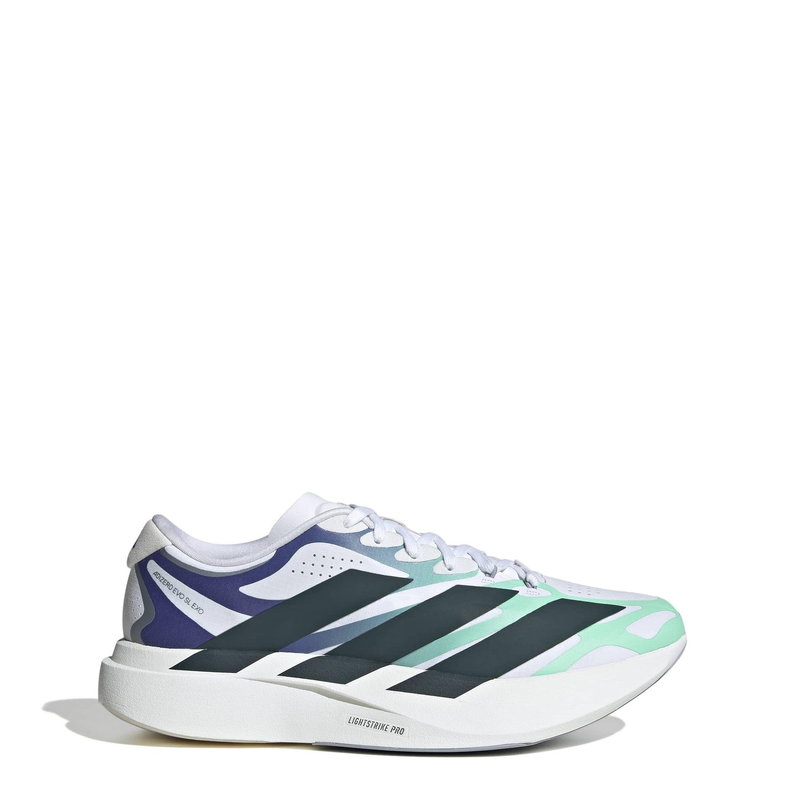 Adidas Adizero Evo Sl Exo Unisex Sneakers, Size Ose14, Footwear White/Aurora Iv_