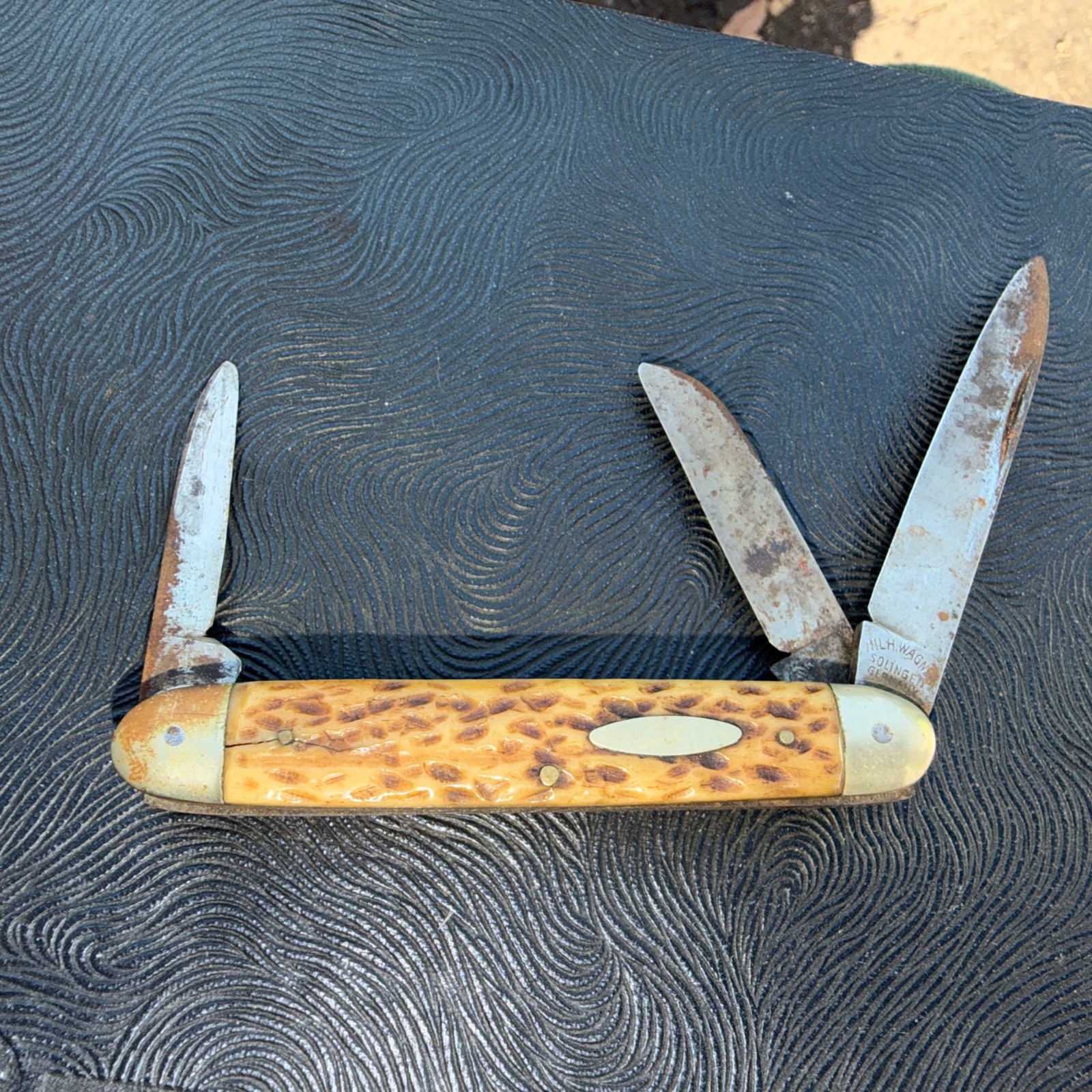 Vintage WILH Wagner Germany Whittler Folding Pocket Knife Bone Handles Vintage WILH Wagner Germany Whittler Folding Pocket Knife Bone Handles