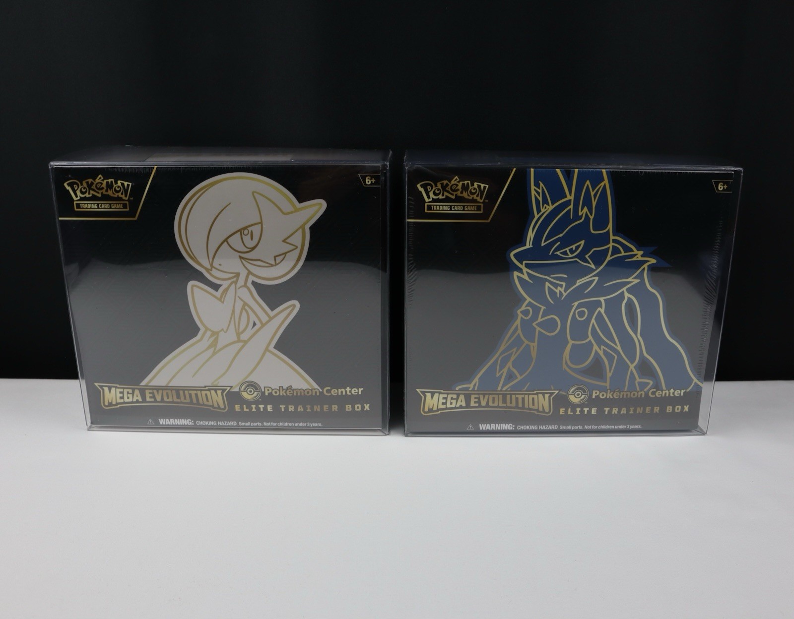 Mega Evolution Pokemon Center Elite Trainer Box Set (Lucario & Gardevoir) w/case