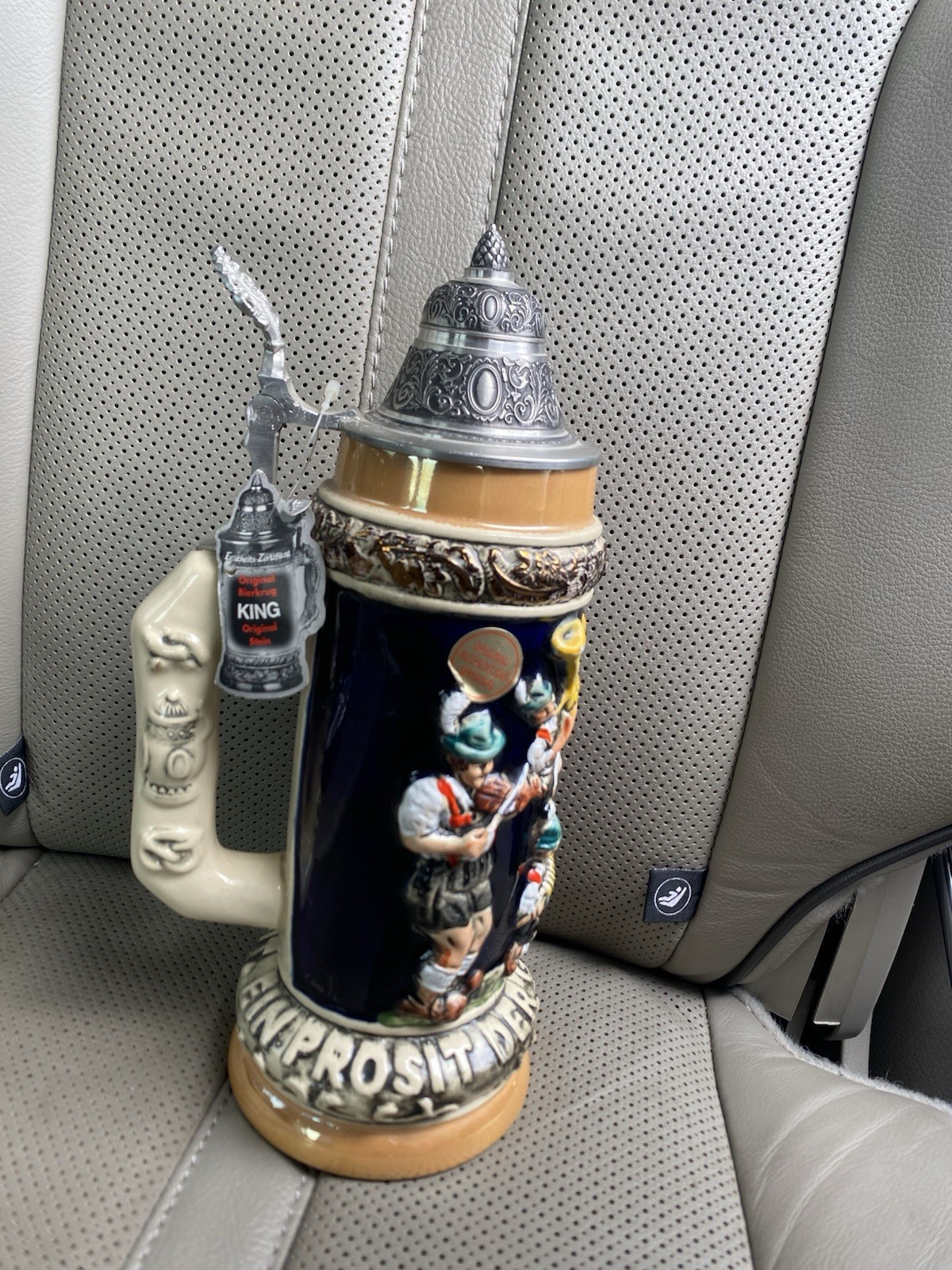 KING-Werk German Beer Stein Oktoberfest Oompah Band Musicians Limited Edition