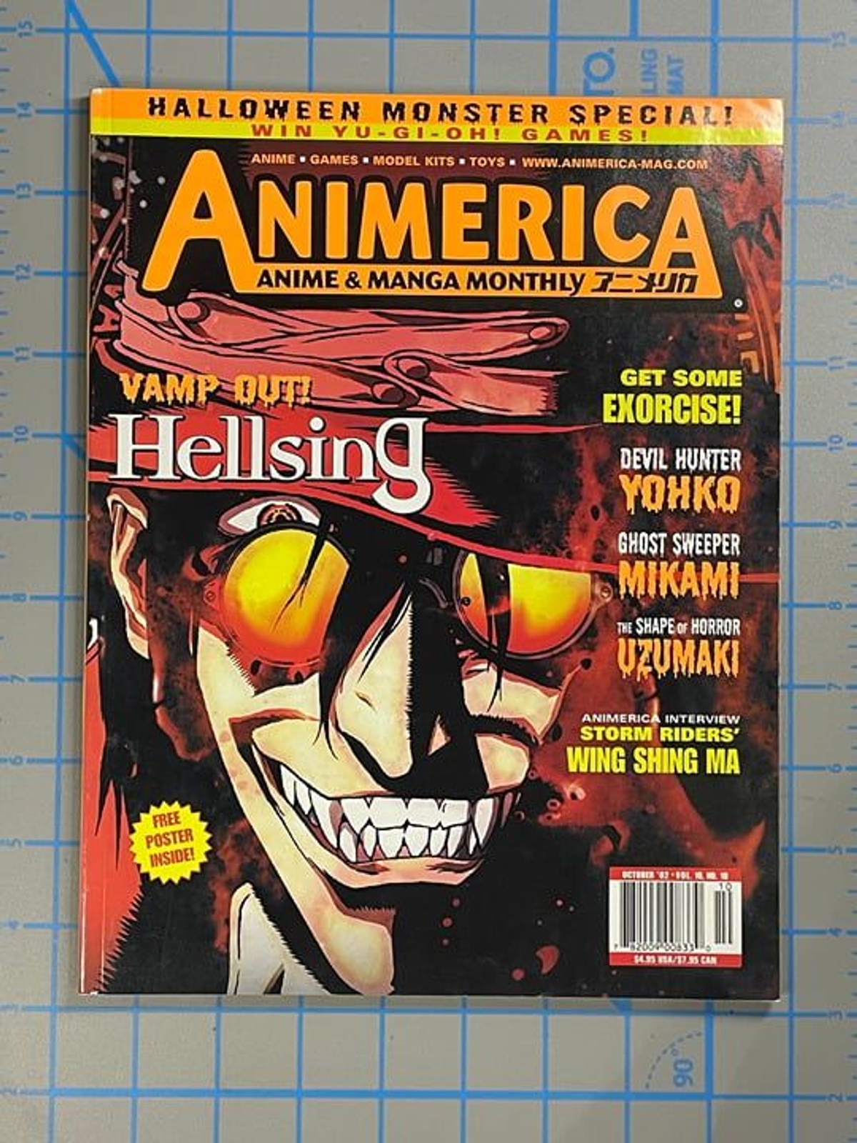 Animerica Anime and Manga Monthly Oct 2002 Vol. 10  No. 10 Van Helsing Vamp Out