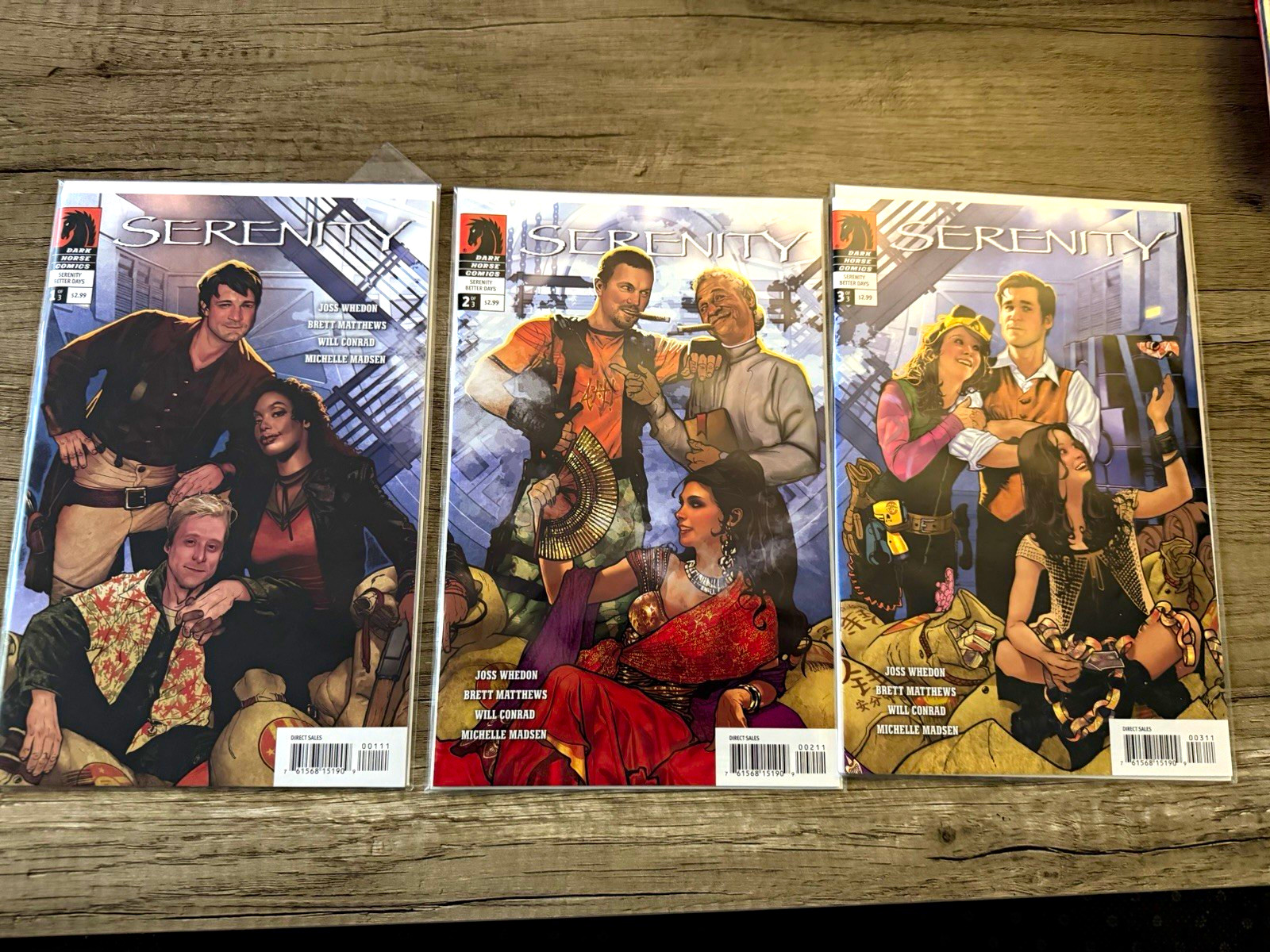 Serenity Firefly Comic Book Lot 3 Single Issues Dark Horse Joss Whedon