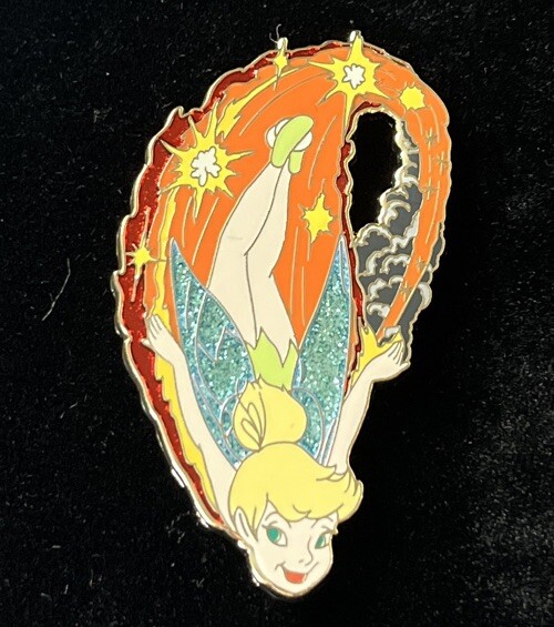 Disney Shopping Tinker Bell Ink Art Enchanted Flight LE 250 Pin RARE 2010