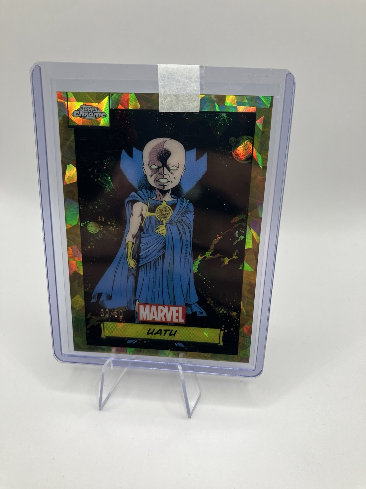 Topps Marvel Chrome 2024 Card No. 85 Uatu Gold /50