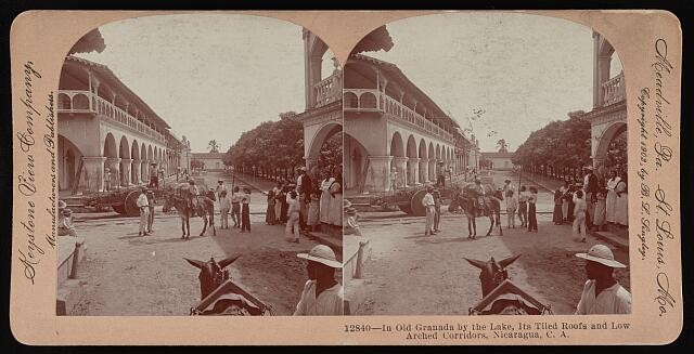 Granada Nicaragua 1902 Old Granada by the Lake Tiled Roofs Arched Corridors