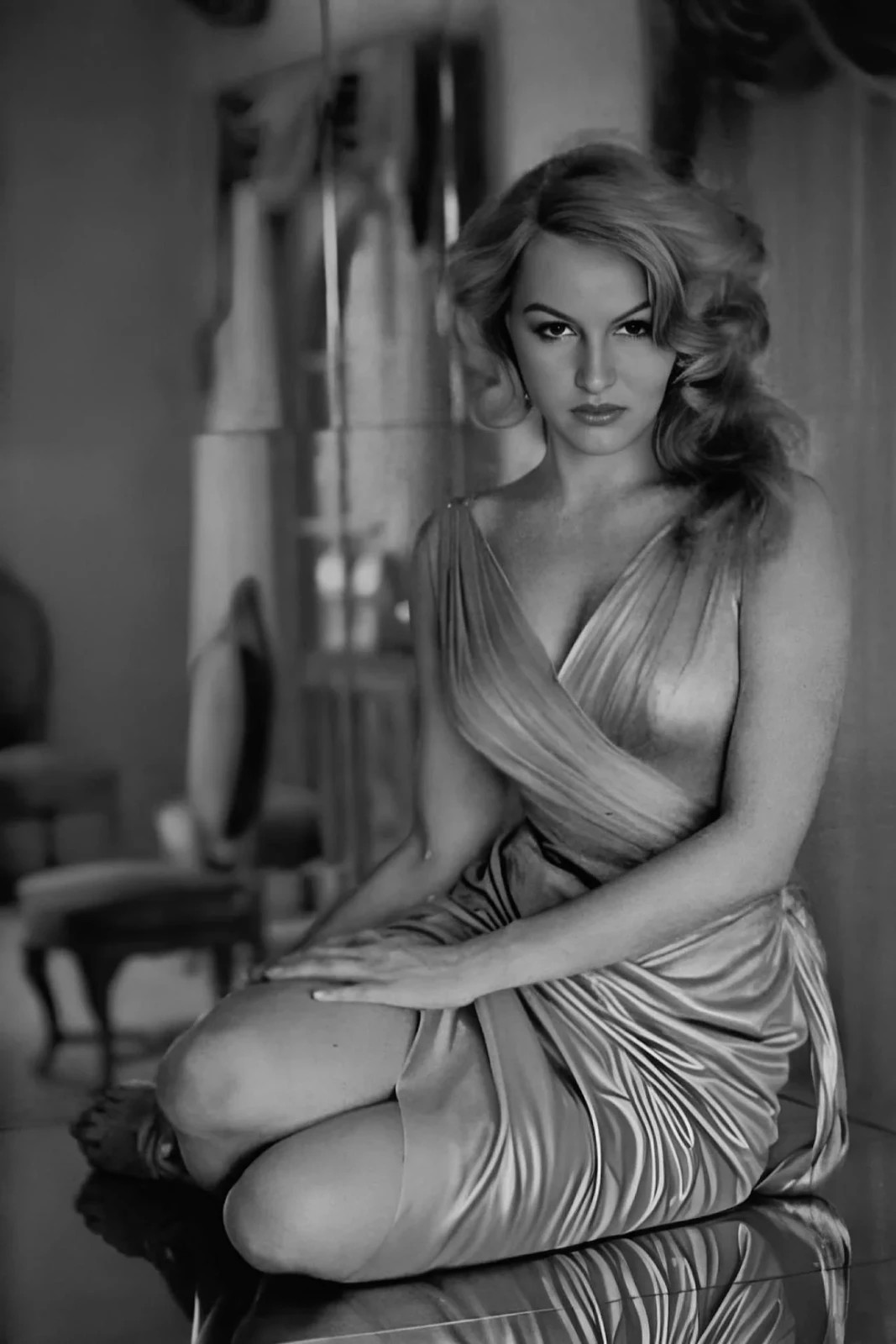 Actress Julie Newmar Hollywood Glamour Studio Portrait Poster Photo 16x24