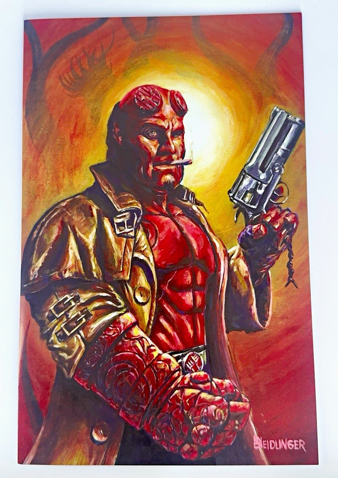 Hellboy Virgin Variant MegaCon Exclusive Bleidinger Cerberus Big Shoe Comics