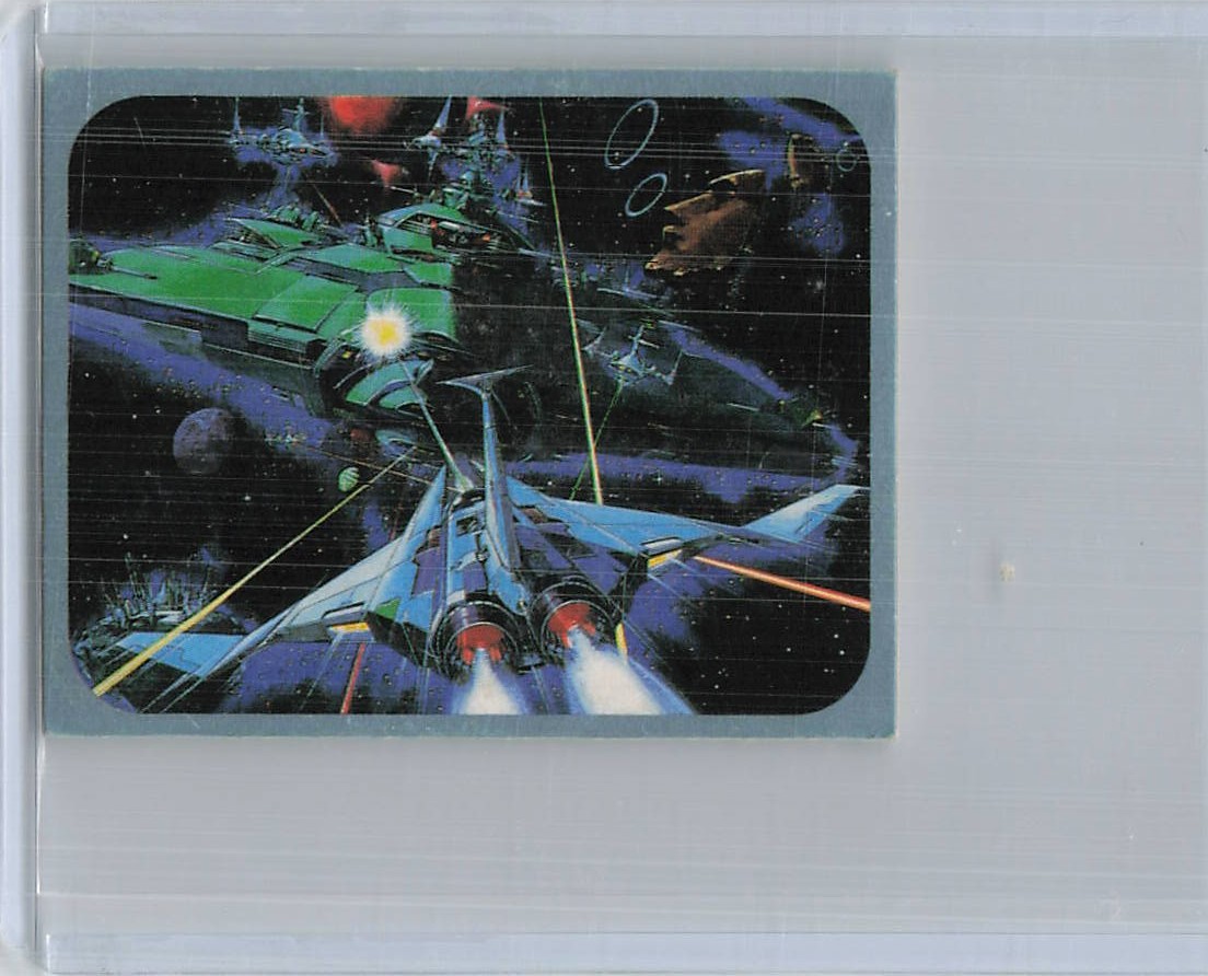 Vintage 1986 Konami Gradius Vic Viper Amada Menko Card Space Battle Famicom