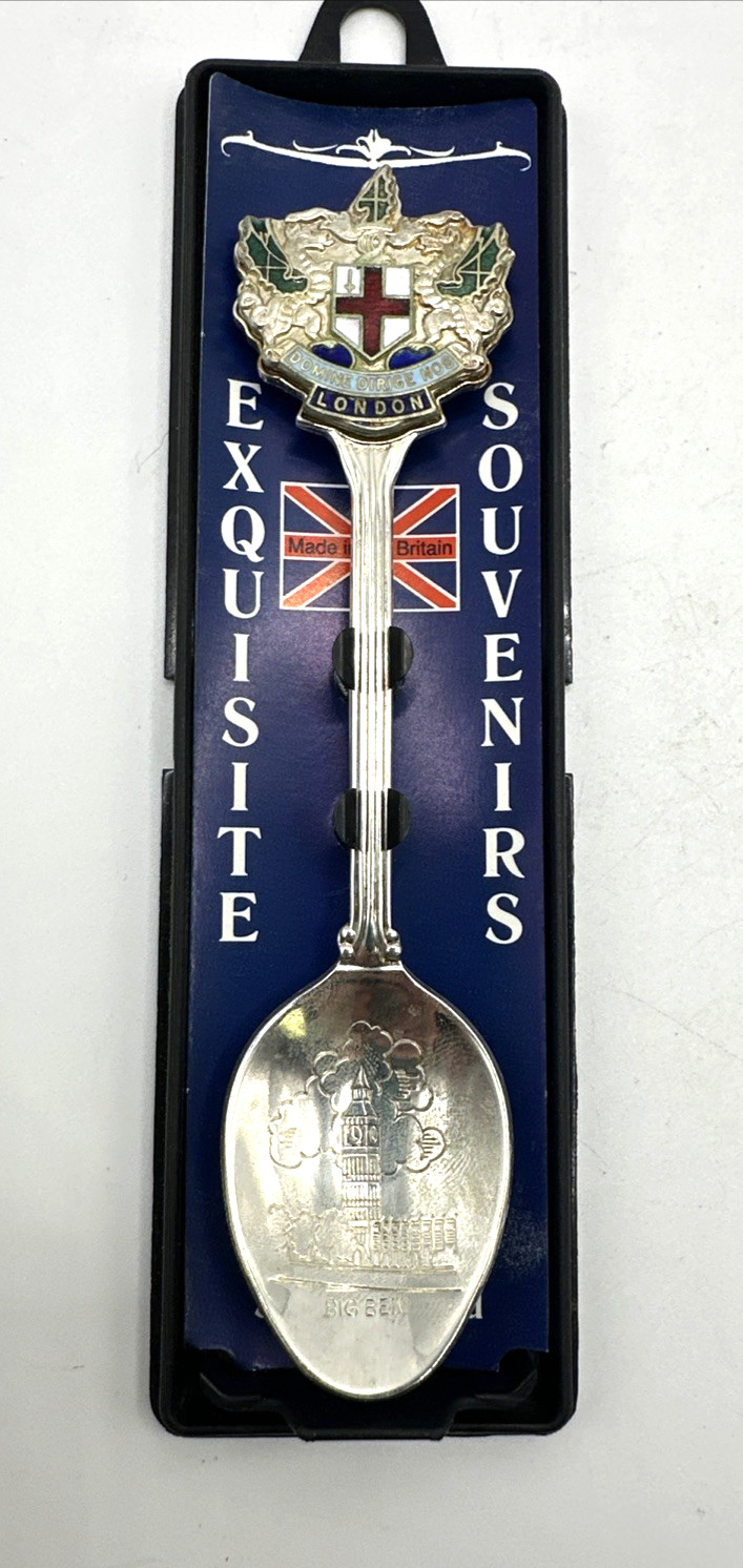 Vintage London Silver Plated Souvenir Collectors Spoon
