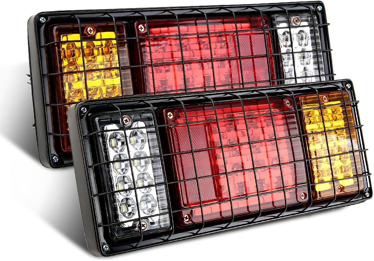 2Pcs 40 LED Truck Tail Light Bar, LED Truck Trailer Tail Lights Bar Kit Waterpro