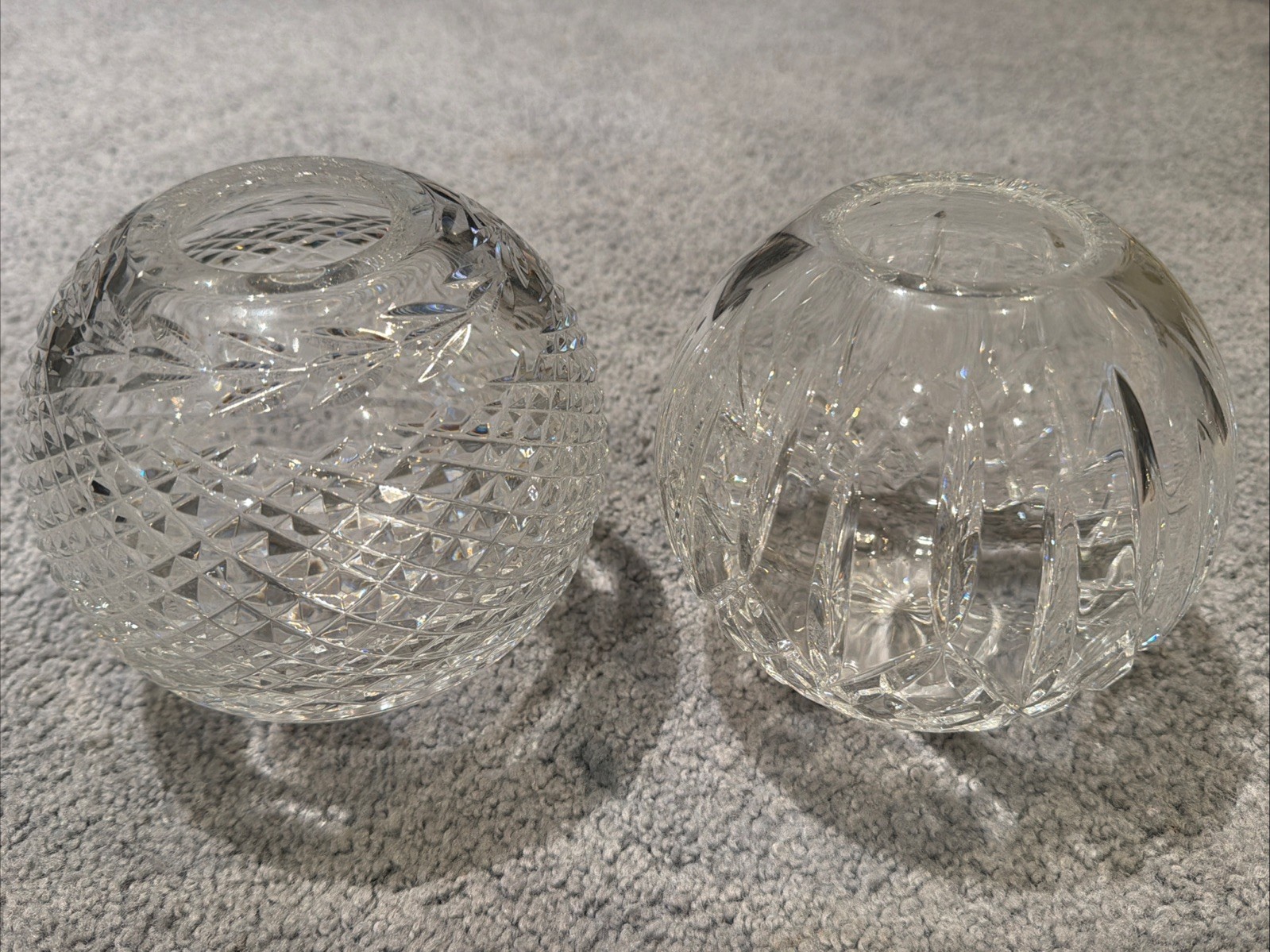 Beautiful Waterford Crystal 6” Round Bowl Made in Portugal (Lot Of 2)