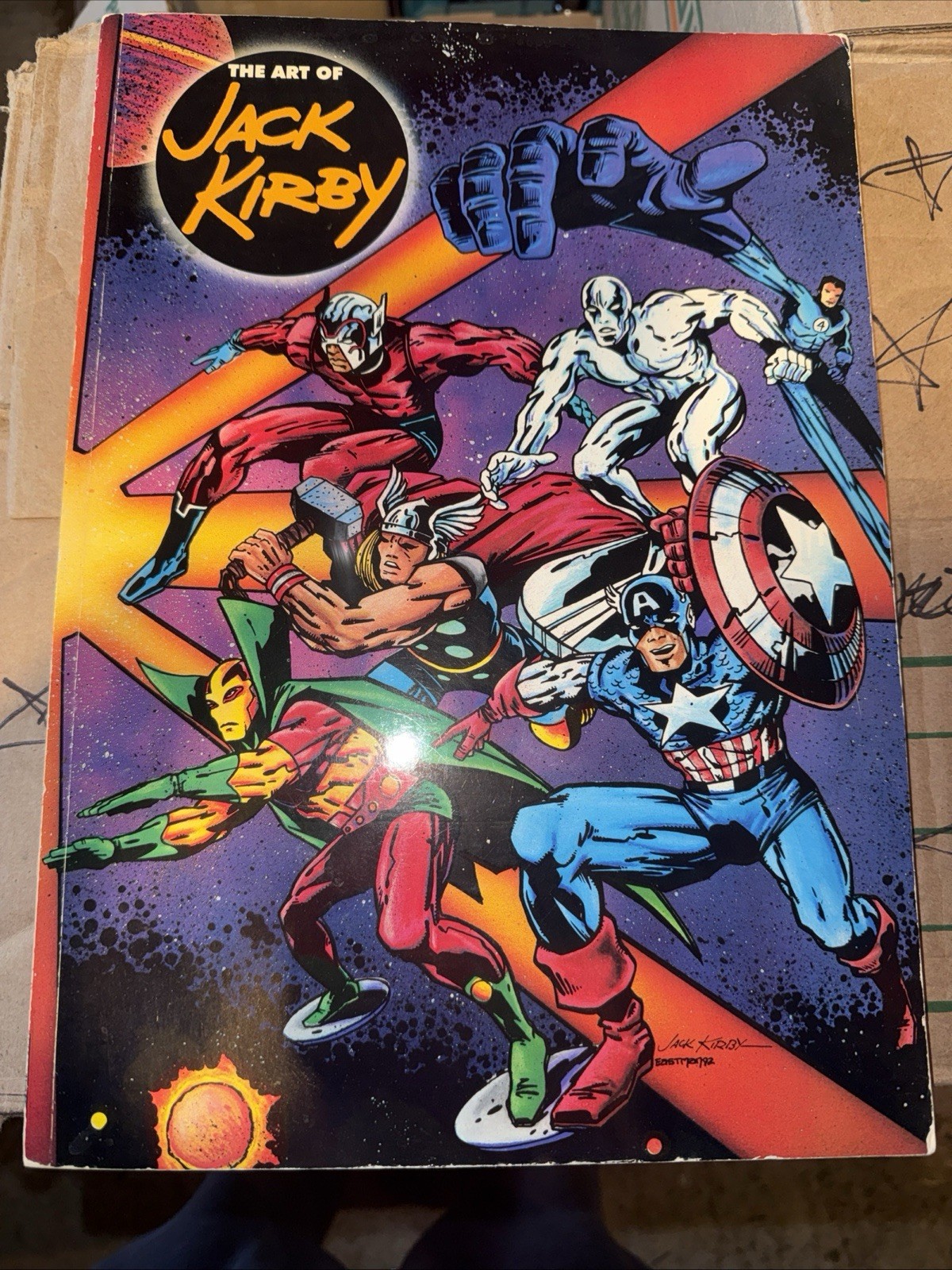 The Art of Jack Kirby by Ray Wyman Jr. SC (1992) Blue Rose Press ~ 1st Print