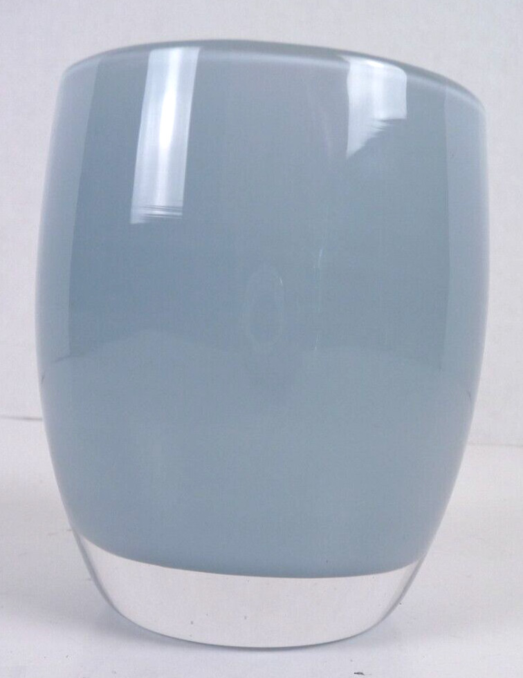 Glassybaby “A MILLION BUCKS” Candle Holder Lt Lavender Hand Blown Glass VTG