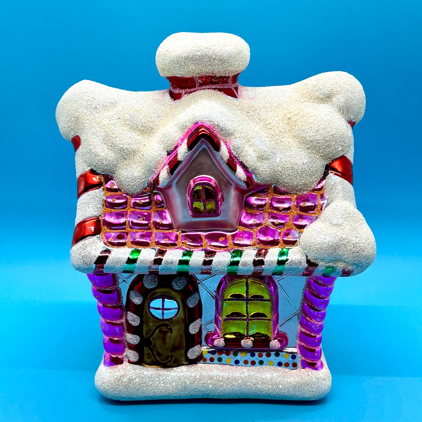 Christopher Radko Pink Candy Chateau Box w/ Lid – Very Nice Christopher Radko Pink Candy Chateau Box w/ Lid – Very Nice