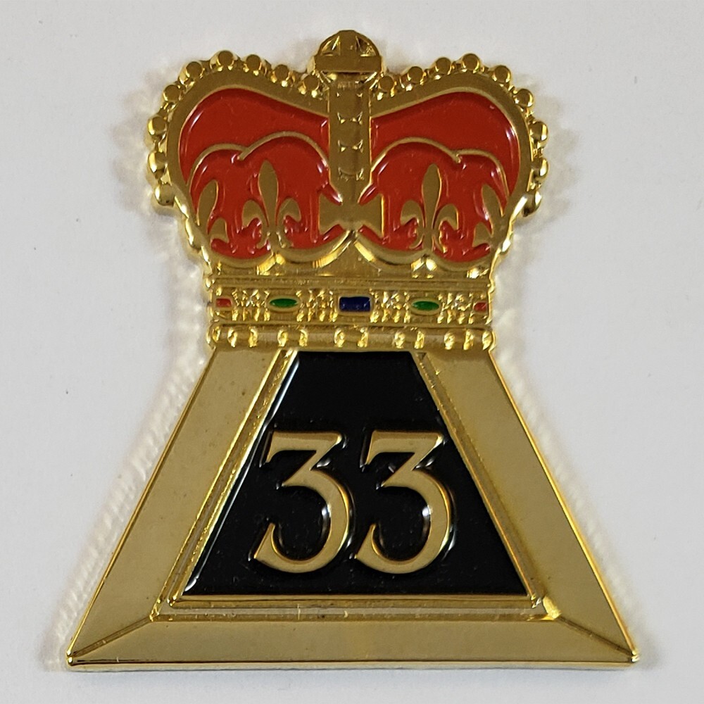 Masonic Scottish Rite 33rd Crown Lapel Pin Mason (SCA-2041) Freemason