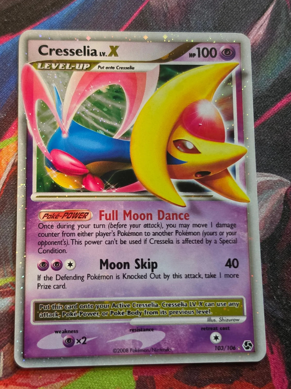 Cresselia LV.X Ultra Rare Great Encounters 103/106 NM-/LP+ Pokemon