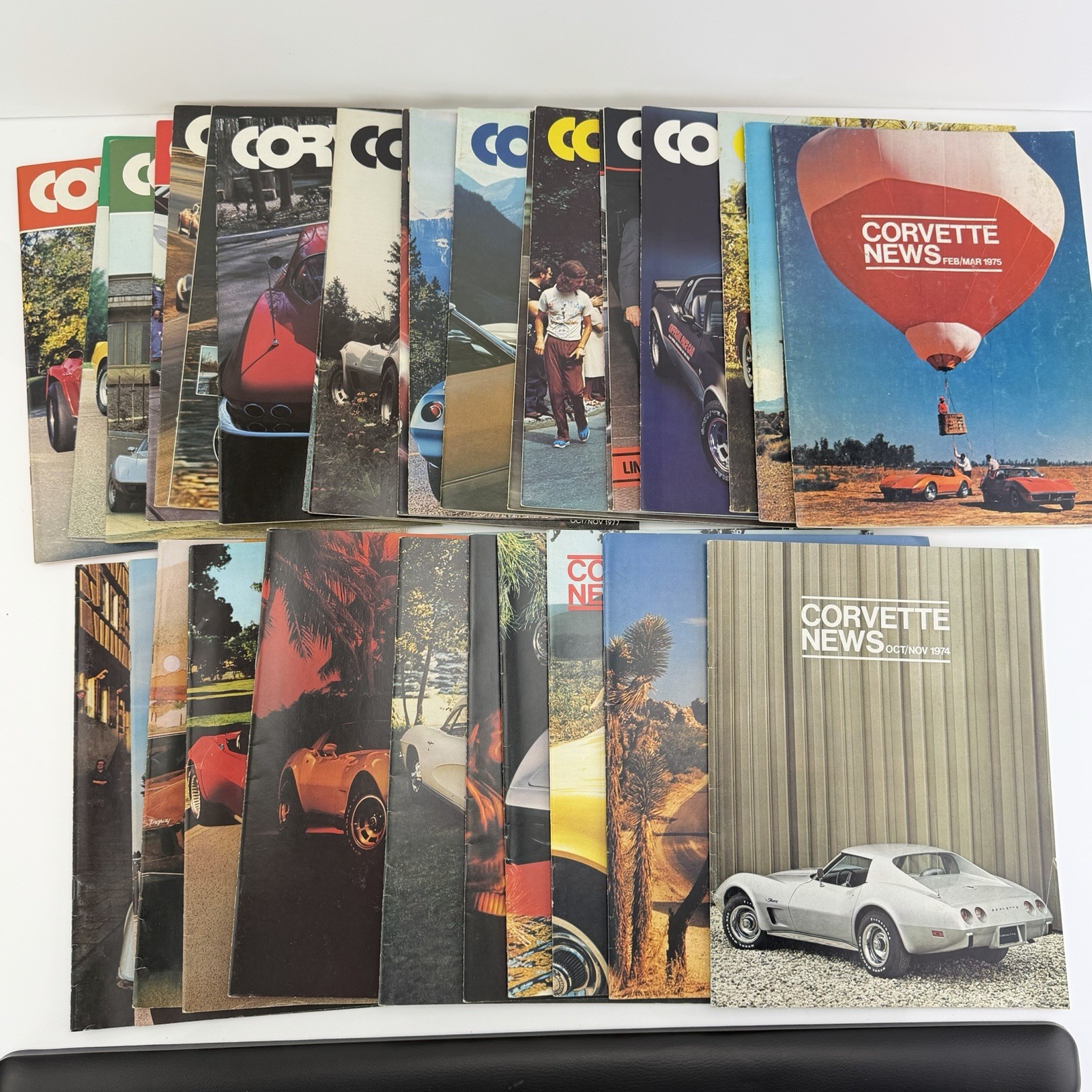 Corvette News Magazine | Lot of 32 Issues | 1974-1980 | Excellent Condition |