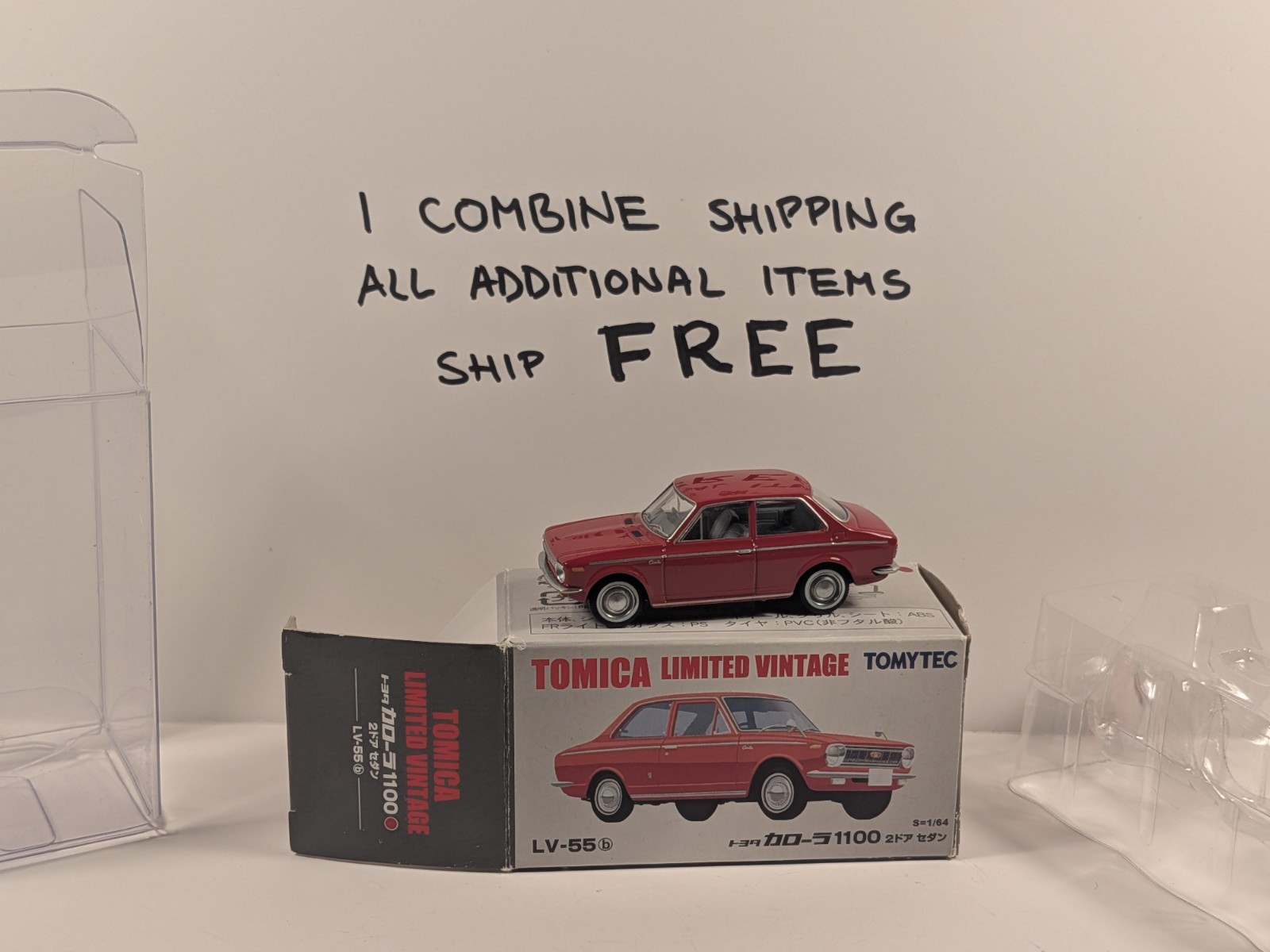 TLV LV-55b Toyota Corolla 1100 2-Door Tomica Limited Vintage Tomytec