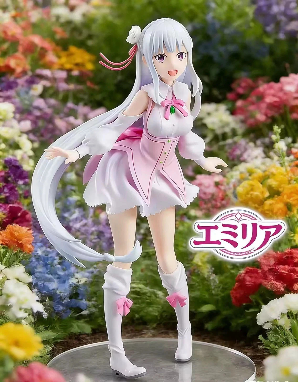 Emilia Figure Re:Zero Starting Life in Another World Anime PVC 17CM Collectible